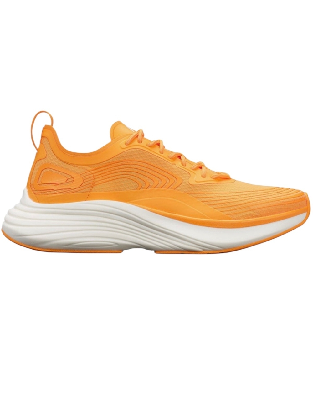APL Orange and White Streamline Athletic Sneakers